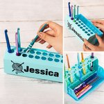 Portauncinetti multicolore personalizzato con nome a 17 fori con cassetto estraibile regalo per festa della mamma per donne