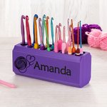 Portauncinetti multicolore personalizzato con nome a 17 fori con cassetto estraibile regalo per festa della mamma per donne