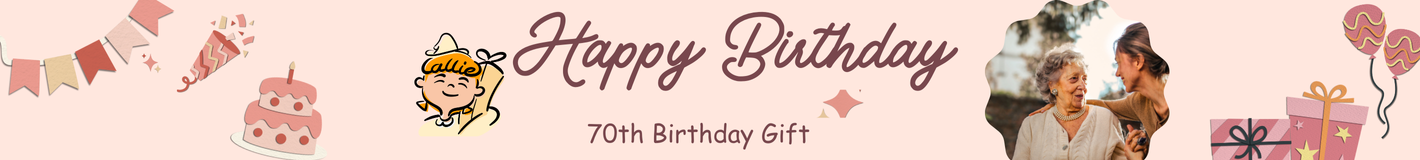 70th Birthday Gift