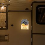 Personlig LED-nattlampa i akryl med text och tema för campingtält Heminredning Tillbehör till fritidsfordon Present till campingälskare