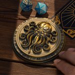 Personalisierter Cthulhu Würfel Spinner mit Namen Gravur Geburtstag Brettspiel RPG Rollen- und Tischspiel Gaming Party Geschenk für Cthulhu Fan