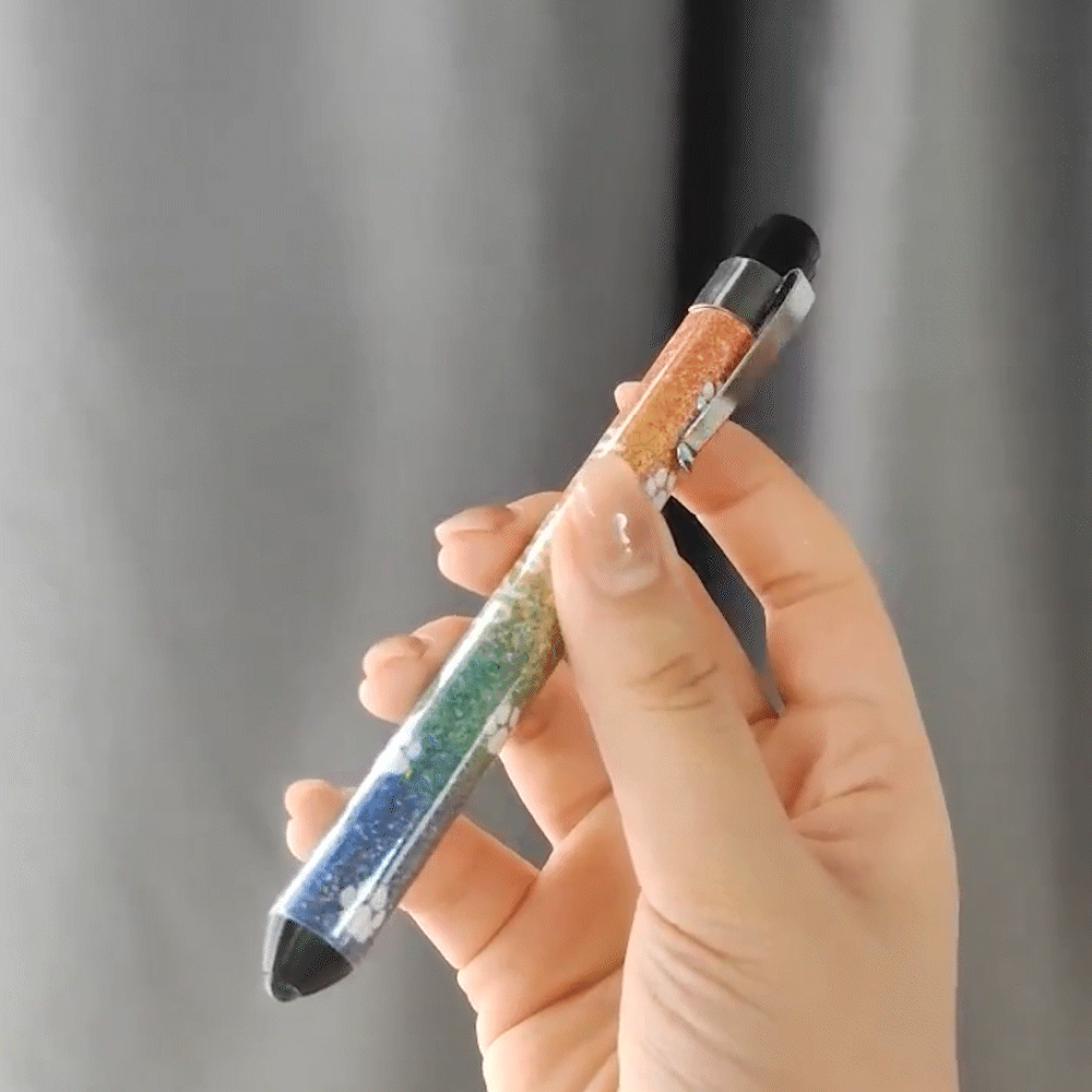 Personalisierte Glitter Medical Portable LED Pen Light mit Namen und Titel Wertschätzung Geburtstagsgeschenk für Arzt Krankenschwester medizinisches P