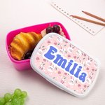 Personalized Cartoon Jungle Rabbit Dinosaur Animals Food Grade Lunch Box with Name Birthday Back to School Gift for Kids