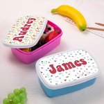 Personalized Cartoon Jungle Rabbit Dinosaur Animals Food Grade Lunch Box with Name Birthday Back to School Gift for Kids