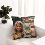 Funda de Almohada Personalizada con Foto y Nombre 