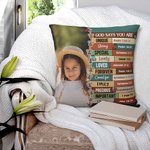 Funda de Almohada Personalizada con Foto y Nombre 