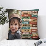 Funda de Almohada Personalizada con Foto y Nombre 