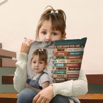 Funda de Almohada Personalizada con Foto y Nombre 