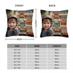 Funda de Almohada Personalizada con Foto y Nombre 