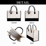 Personalized Medical Elements Tote Bag with Name and Title Birthday Back to School Gift for Nurse Doctor