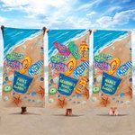 Personalisierte Grandma's Beach Buddies Hausschuhe Super saugfähige schnell trocknende weiche Strandtuch mit Namen Reisen wesentliche Geburtstagsgeschenk für Mama Oma