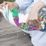 Personalisierte Grandma's Beach Buddies Hausschuhe Super saugfähige schnell trocknende weiche Strandtuch mit Namen Reisen wesentliche Geburtstagsgeschenk für Mama Oma
