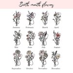 Personalised Birth Flower Bouquet Bow Stethoscope Case with Mesh Pockets and Name Birthday Nurse Graduation Gift Nurse Doctor Medical Staff