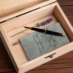 Personalizada Viajes por el Mundo Caja de Madera con Texto Viajes Luna de Miel Aventura Regalo para la Familia Amigo
