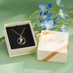 Personalizado Dainty Hada Minimalista Nombre Collar Cumpleaños Ánimo Regalo para Peter Pan Lover Chica Mujeres