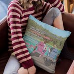 Personalized Love You Turn Back The Clock Sunrise Summer Holiday  Throw Pillow Cover Valentine's Day Gift Home Decoration
