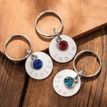 Charm personalizzato in alluminio per sella e briglia di cavallo con nome inciso e pietra preziosa Accessori da equitazione leggeri per gli amanti dei