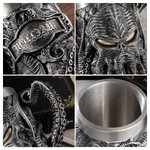 Tazza Personalizzata Cthulhu in Acciaio Inossidabile da 20 oz con Nome Inciso Regalo di Compleanno per i Fan di Cthulhu