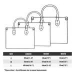 Personalized Retro Cartoon Cat Pebbled Leather Large Tote Bag with Name and Shoulder Strap Birthday Anniversary Memorial Gift for Cat Pet Lovers