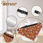 Personalized Multi-color Pet Portrait Reversible Bandana with Adjustable Buckle and Name Birthday Pet Wear Gift for Dog Cat Pet Lovers