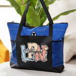 Personalised Multi-colour Medical Elements Large Tote Bag with Name and Title Birthday Back to School Gift for Nurse Doctor