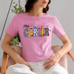 Personalised Cute Pencil Apple Ruler Doodle Design 100% Cotton T-shirt with Text Teacher's Day Back To School Gift for Teacher