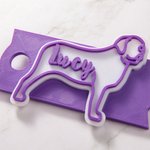 Plaque d'identification personnalisée imprimée en 3D pour chien et chat Accessoires pour gobelets de 20oz à 64oz Stanley Cadeau d'anniversaire pour le
