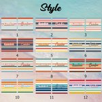 Personalized Vintage Coloured Stripes Soft Quick Dry Kid Hooded Beach Towel with Name Summer Vacation Beach Accessories Gift for Kids