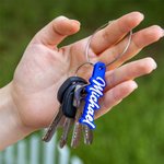 Personalized Multicolour 3D Printed Tumbler Name Tag Charm with Stainless Steel Loop Tumbler Accessories Gift for Family Friends