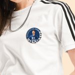 Spersonalizowana Piłka Nożna Koszykówka Baseball Drużyna Sportowa Przypinki z imieniem i nazwiskiem Zestaw 5 akcesoriów na dzień gry Prezent dla sportowej mamy i taty