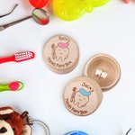 Personalisierte hölzerne Zahnfee Zähne Box mit eingraviertem Namen ersten Zahn Keepsake neue Baby-Geschenk für Jungen Mädchen