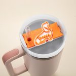 Plaque d'identification personnalisée imprimée en 3D pour chien et chat Accessoires pour gobelets de 20oz à 64oz Stanley Cadeau d'anniversaire pour le