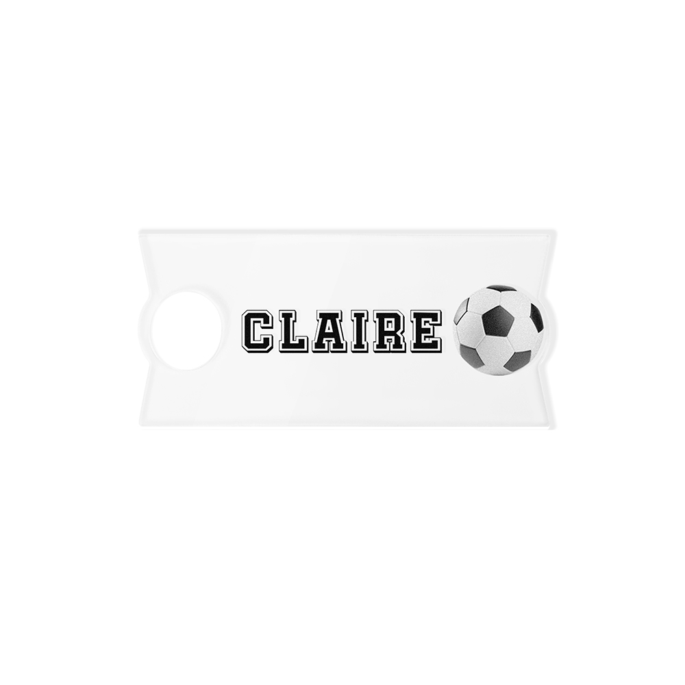 Plaque d'identification personnalisée en acrylique pour le football et le baseball pour Stanley Tumbler Accessoire Cadeau d'anniversaire pour les amou