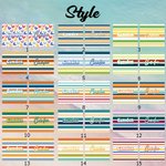 Personalized Vintage Coloured Stripes Soft Quick Dry Kid Hooded Beach Towel with Name Summer Vacation Beach Accessories Gift for Kids