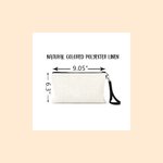 Personalized Cute Highland Cow Women Wristlet Makeup Bag with Name Travel Essentials Birthday Gift for Cowgirl Cow Lovers