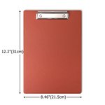 Personalisierte Ringen Thema Leder Low Profile Clipboard mit Namen Ende der Saison Ruhestand Anerkennung Geschenk für Trainer Team-Manager