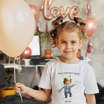 Gepersonaliseerd Cartoon Avatar Foto Overwinning Gebaar Verjaardag Squad T-shirt Sweatshirt met Tekst Grappig Feest Cadeau voor Familie Vriendin