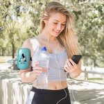 Spersonalizowany wodoodporny pokrowiec na butelkę wody z regulowaną klamrą Akcesoria dla Stanley Urodzinowy prezent sportowy dla kobiet
