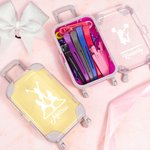 Spersonalizowane pudełko na prezent urodzinowy dla kobiet Lovely Cheerleading Silhouette Mini Travel Storage Box