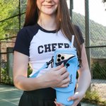 Henkilökohtainen Cheerleader siluetti vesipullon kantaja laukku pussi säädettävä hihna tarvikkeet 40oz Stanley syntymäpäivälahja naisille tytöille