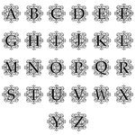 Gepersonaliseerde Gothic Monogram Boek Hand Held Embosser Envelop Bibliotheek Stempel met initiaal en tekst Verjaardagscadeau voor boekenwurm Gothic Lover