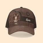 Personalizzato multicolore Carino 1-4 gatti Cappello da baseball regolabile con nomi Regalo di compleanno all'aperto per gli amanti degli animali dome