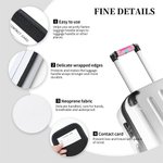 Personalized Summer Vacation Element Luggage Handle Wrap Set of 2 Travel Accessories Birthday Gift for Travel Lovers