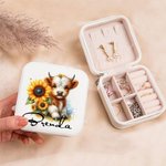 Boite à bijoux personnalisée avec nom et prénom pour les femmes
