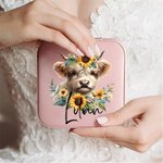 Boite à bijoux personnalisée avec nom et prénom pour les femmes