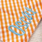 Spersonalizowana trójkątna 100% bawełniana bandana dla zwierzaka z wyhaftowanym imieniem i elastycznym prezentem urodzinowym dla miłośników psów i kotów