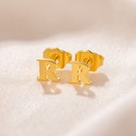 Orecchini personalizzati minimalisti con iniziale super minuscola Regalo di compleanno e anniversario per donne e uomini