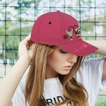 Personalized Multicolour Adjustable Cartoon Cat Dog Design Baseball Cap with Name Sports Accessories Birthday Gift for Pet Lover