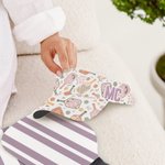 Monogramme de l'ombre personnalisé Casquette à visière ajustable Cadeau d'anniversaire en plein air pour les amoureux du sport