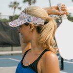 Monogramme de l'ombre personnalisé Casquette à visière ajustable Cadeau d'anniversaire en plein air pour les amoureux du sport
